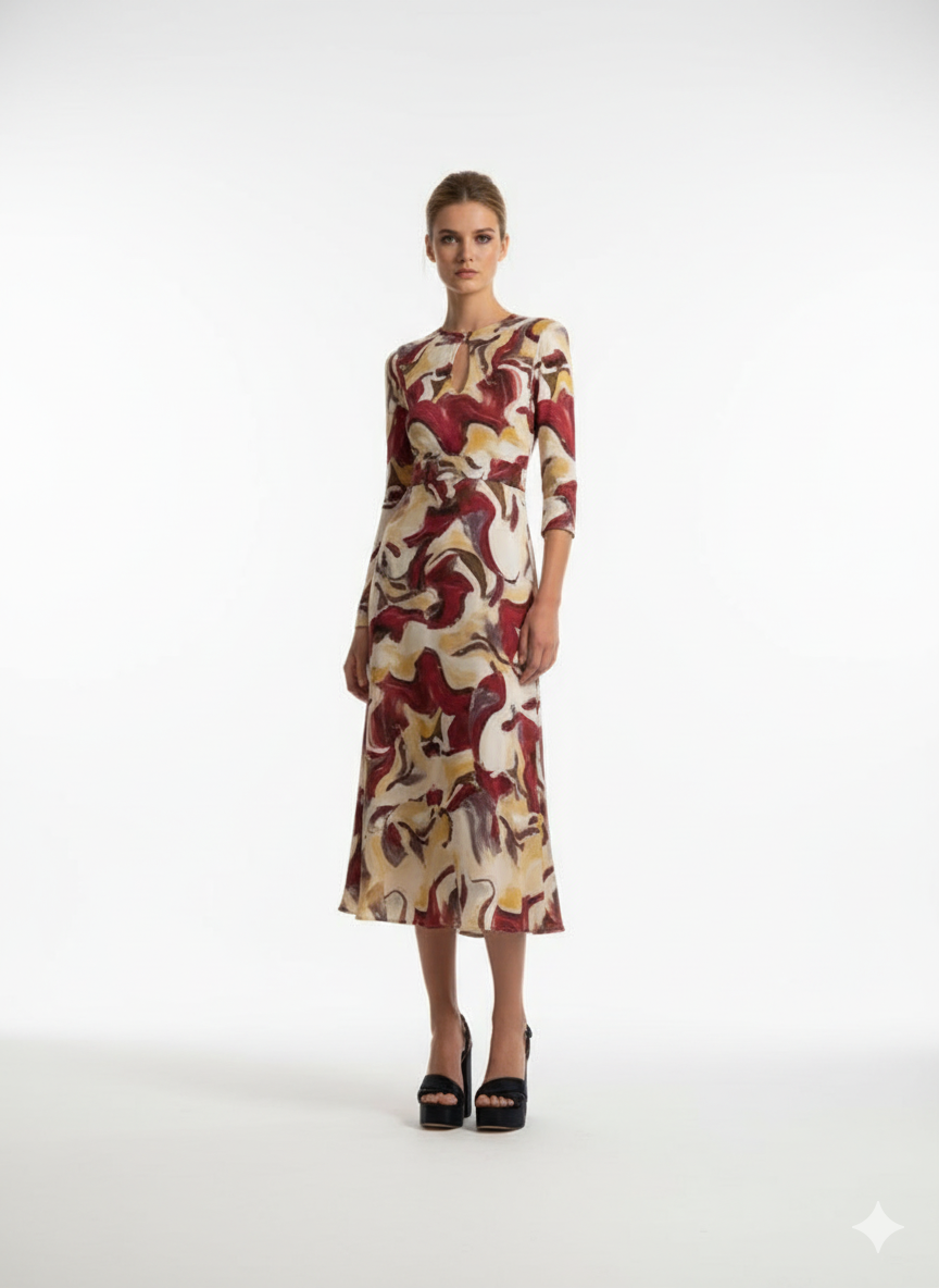 Kleid mit Charlotte-Print