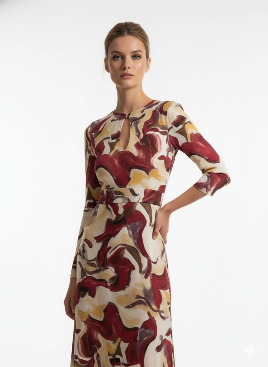 Kleid mit Charlotte-Print
