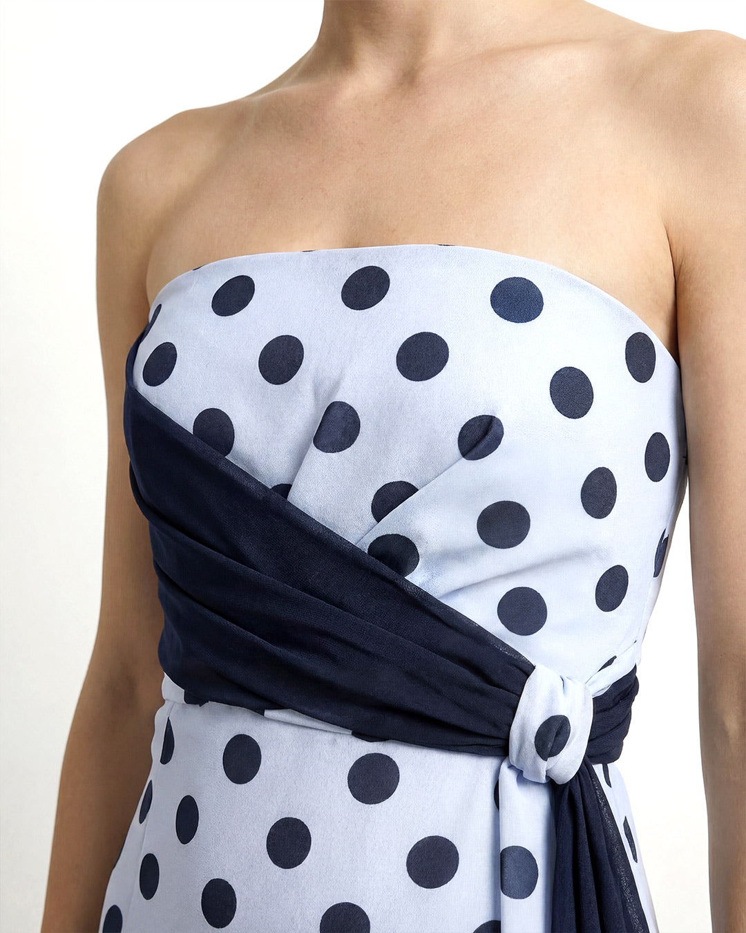 DENISE POLKA DOT PRINT DRESS