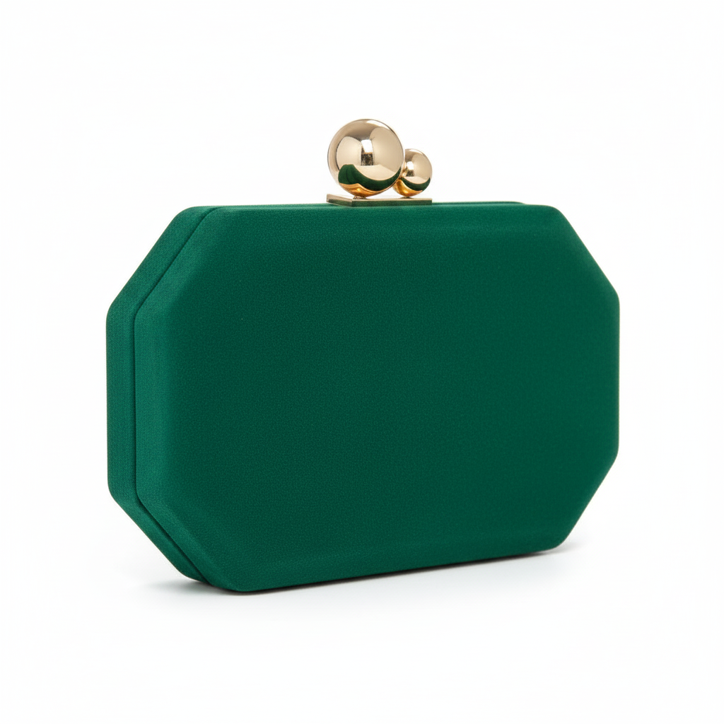 Clutch Niza - Verde Esmeralda
